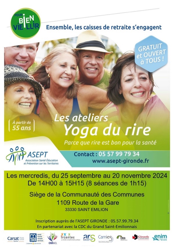 Les Ateliers Yoga du rire