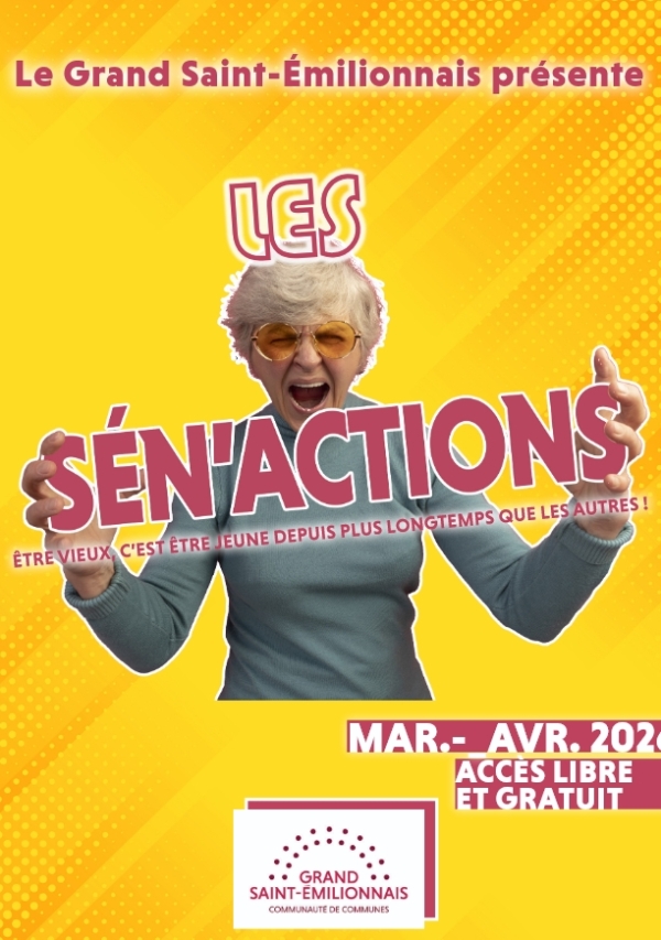 Les Sén'Actions : Animations seniors mars  et avril 2026
