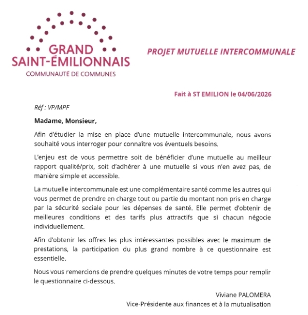 Projet de mutuelle intercommunale